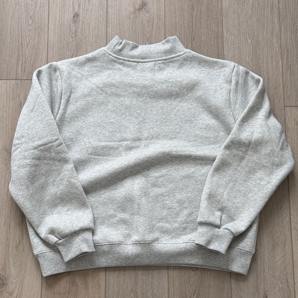 Parke Varsity Mockneck- Classic Grey/White L/XL - Picture 3 of 4